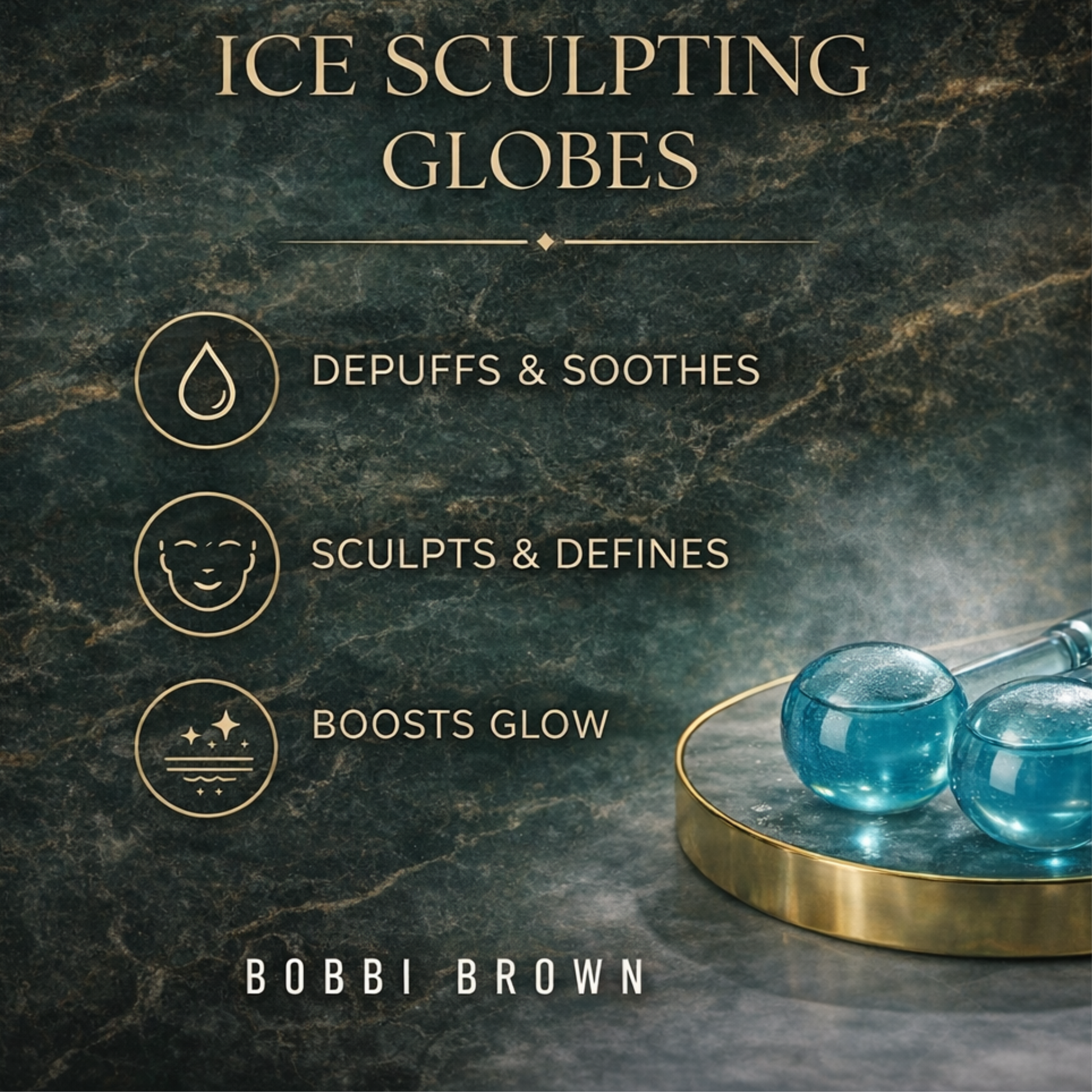 Bobbi Brown Ice Sculpting Globes – Cooling Facial Massage Tools