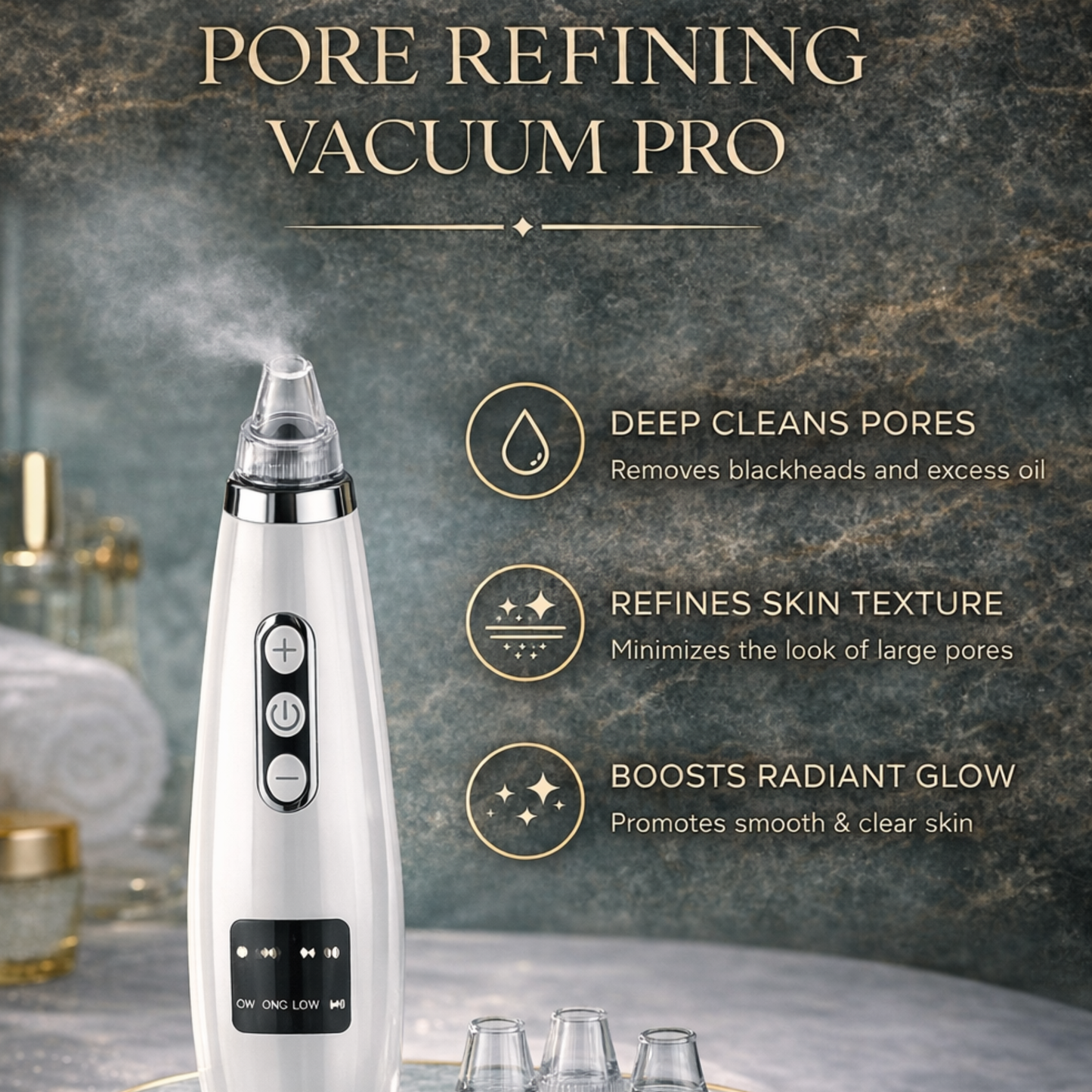 Orlisse Pore Refining Vacuum Pro – Deep Cleansing Skincare Device