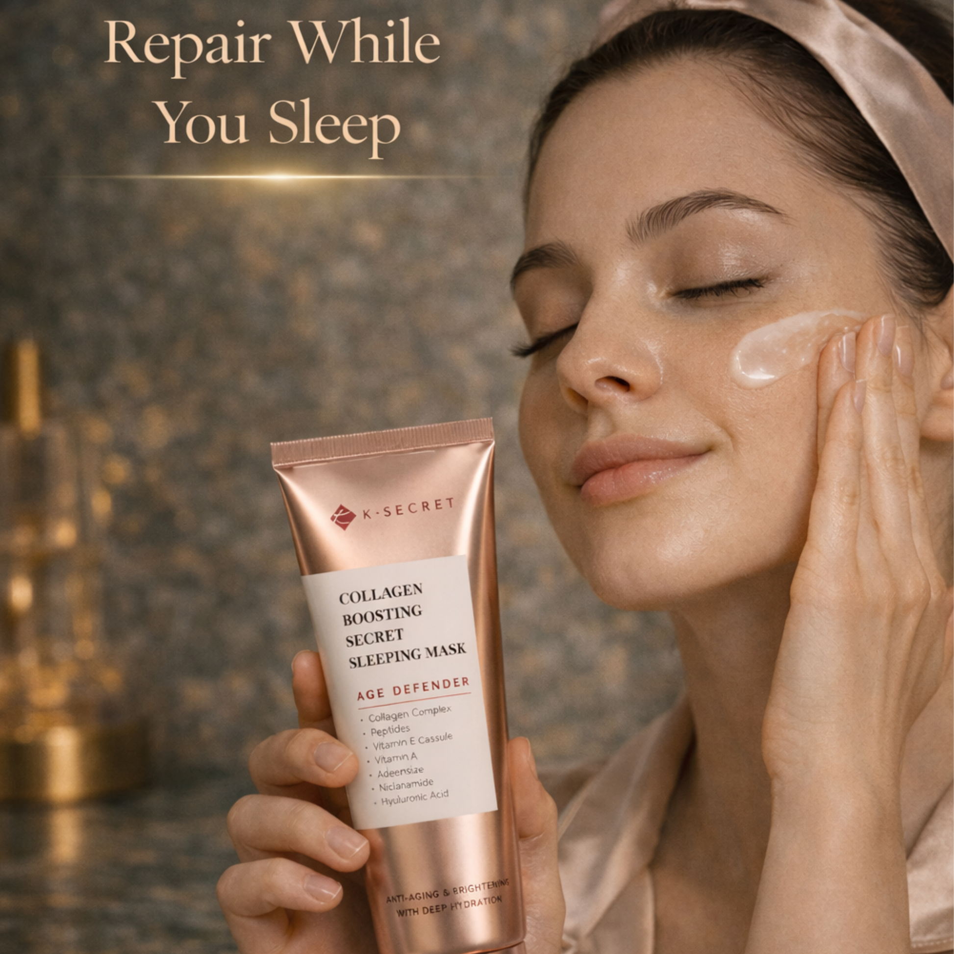 K-Secret Collagen Sleeping Mask – Overnight Hydration & Glow
