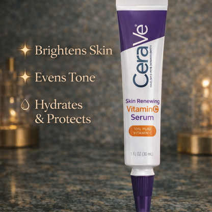 CeraVe Vitamin C Serum – Brightening Skin Tone Renewal Care